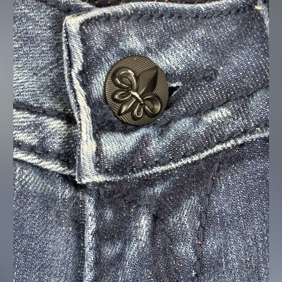 Rock Revival Jen Bootcut Women’s MidRise Blue Denim Jeans Size 28 Western Rodeo - Picture 7 of 13